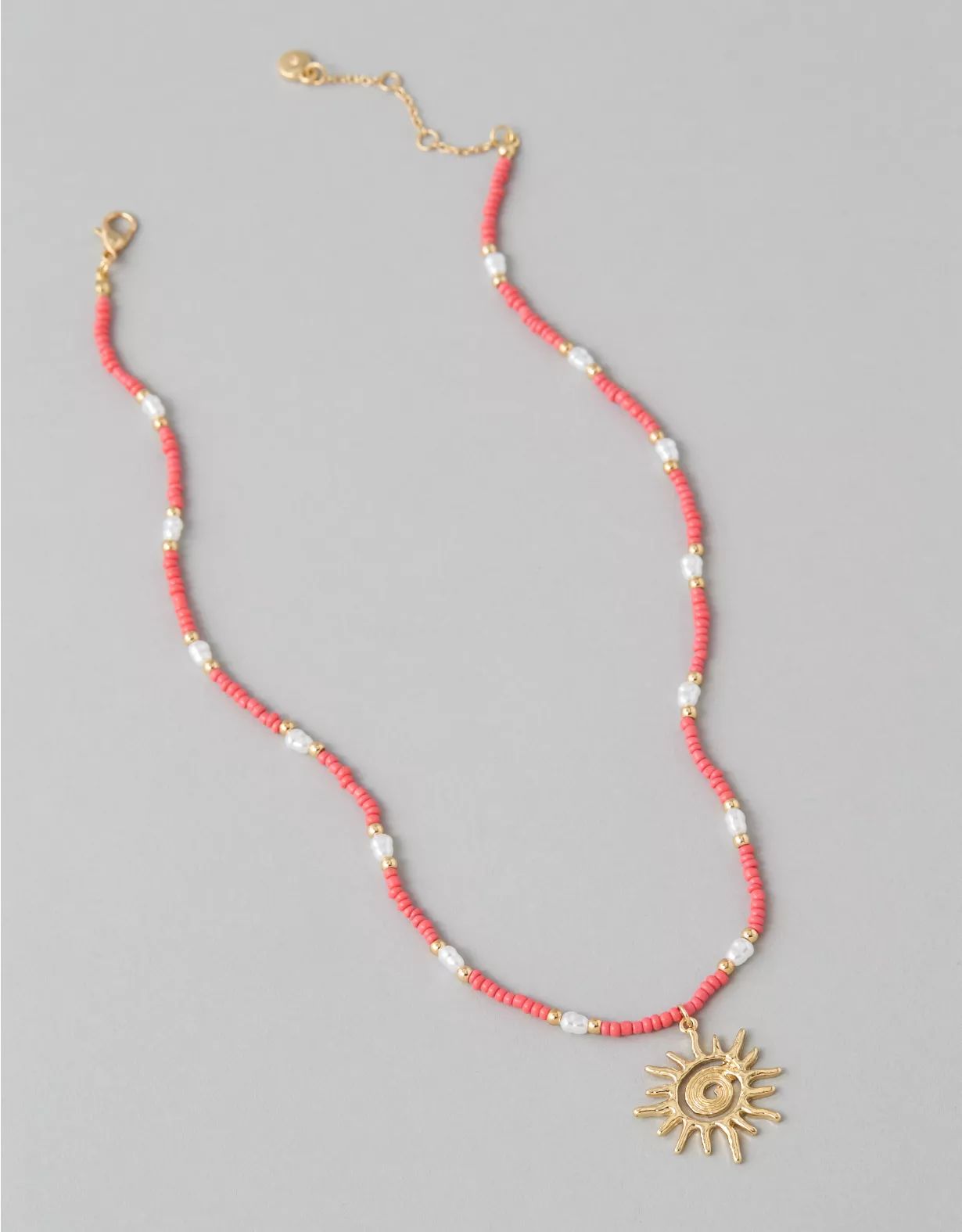 AEO Celestial Beaded Necklace | American Eagle Outfitters (US & CA)