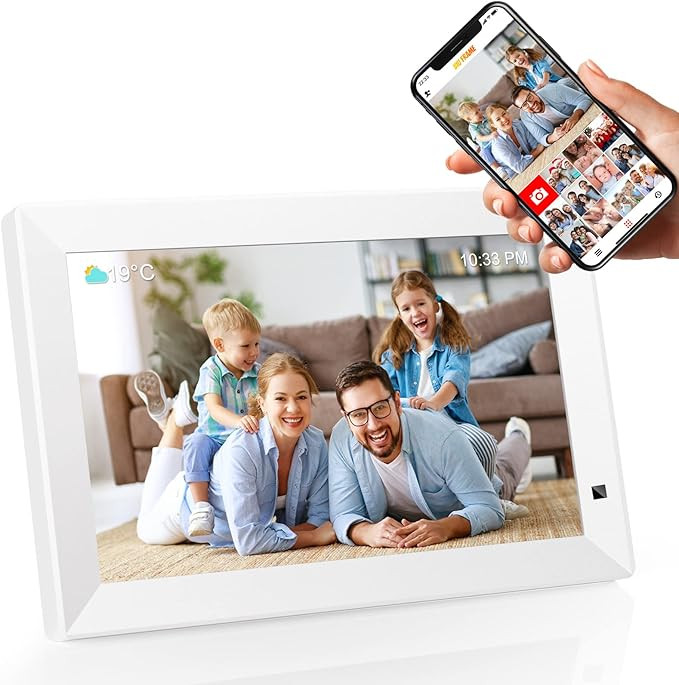 10.1 Inch Digital Picture Frame, Bestdon HD Smart Cloud Digital Photo Frame with WiFi, 16GB Stora... | Amazon (US)