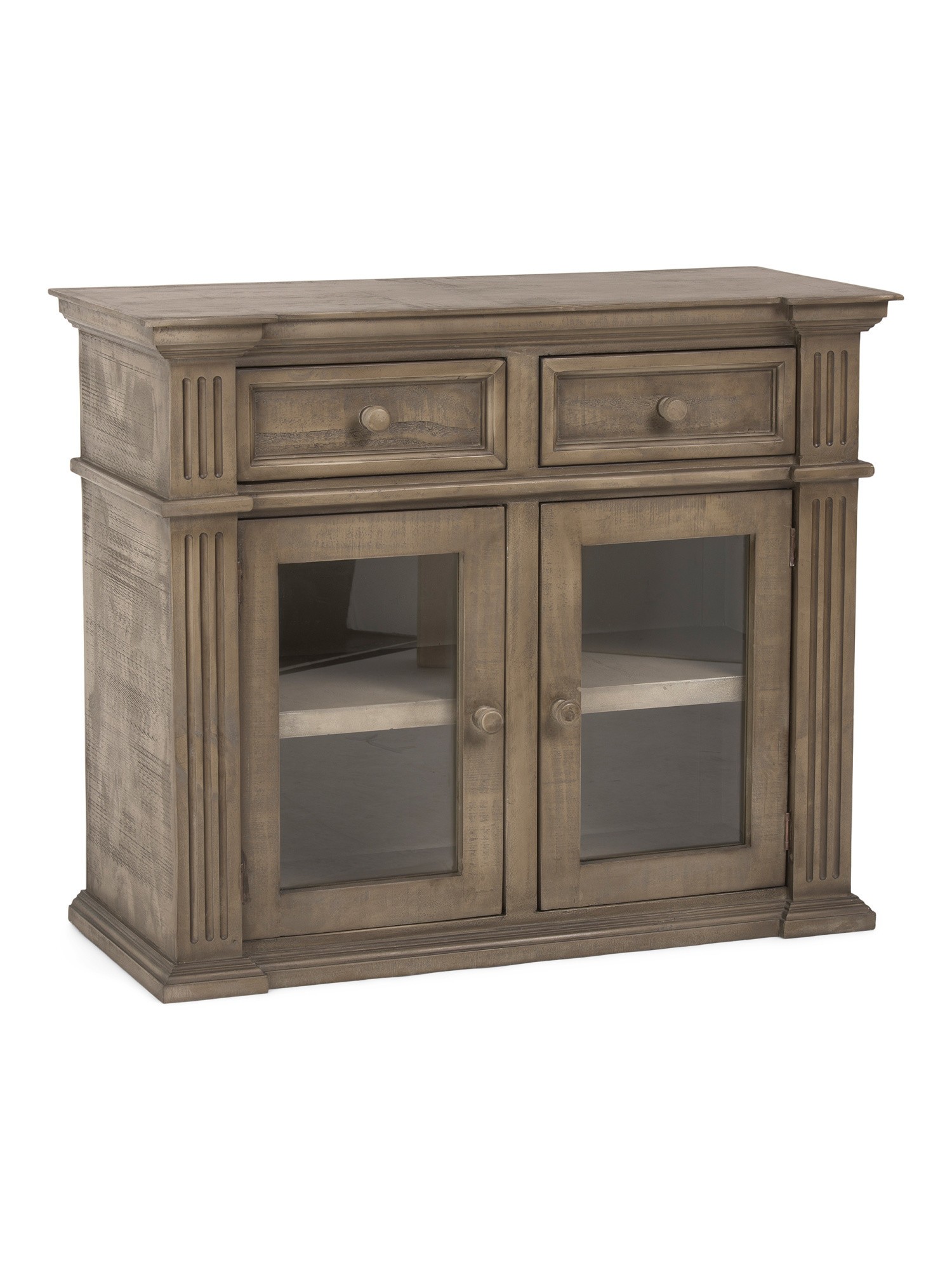 35x42x18 Weathered Accent Magnolia Cabinet | TJ Maxx