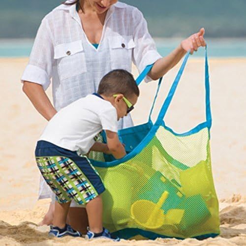 ILLUMINET Large Mesh Toy Bag: Beach Tote, Mesh Beach Toy Bag, Mesh Bag Swimming Gear, Toy Bag, Sw... | Amazon (US)