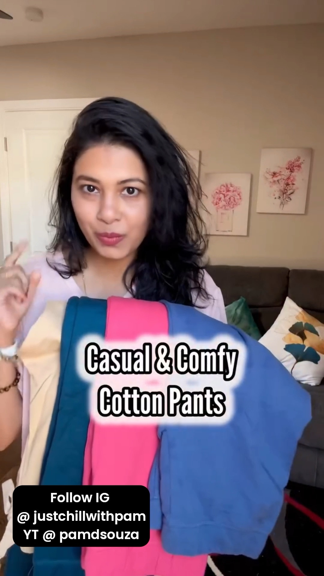 COTTON COMFY PANTS 👖 @amazon 
https://youtu.be/mPLHr076wBo

*2 Pack cotton pants (M): Denim Blue / Pink -  https://bit.ly/4qHKV5L

*2 pack cotton pants (M): Warm Sand / Sailor Blue - https://bit.ly/3O4Xdau