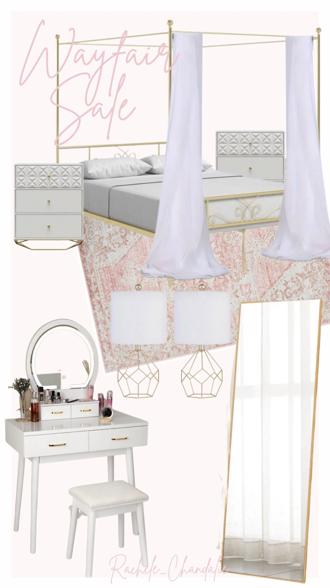 WAYFAIR SALE
72 - Hour Clearout!
Styled white, pink & gold room
#wayfair #wayfairsale
#styledroom #teenbedroom #bedroom #girlyroom

#LTKsalealert #LTKstyletip #LTKhome