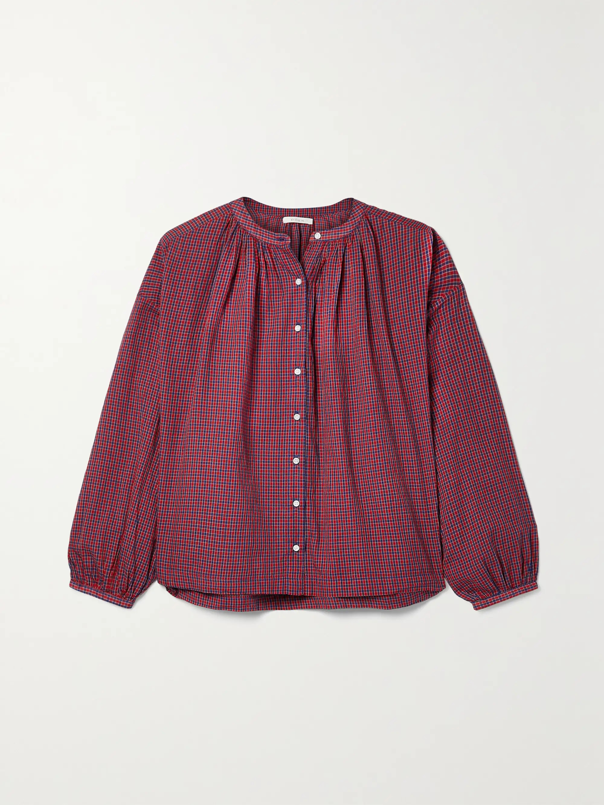 Jane checked cotton-voile blouse | NET-A-PORTER APAC