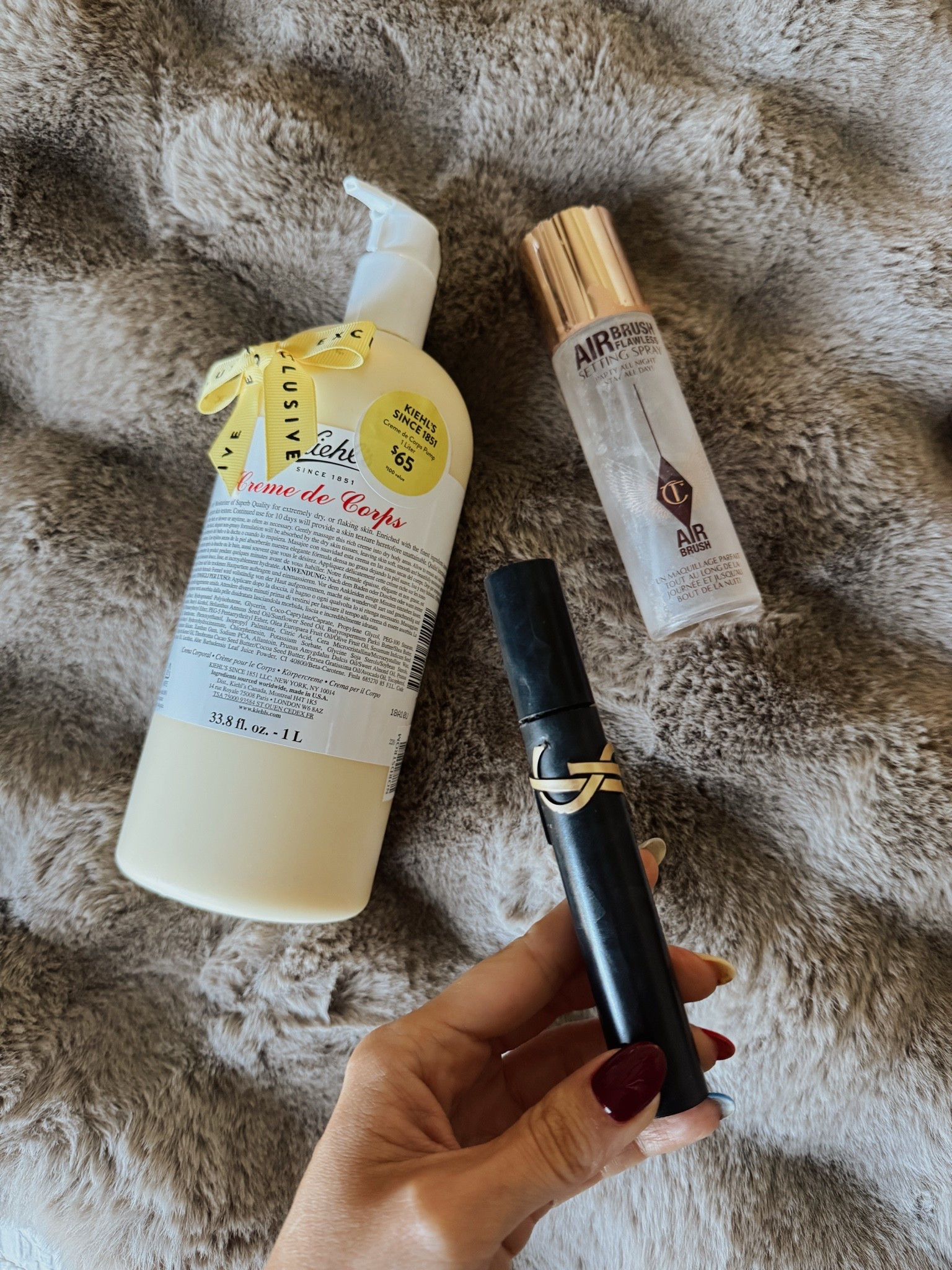 I have re-purchased all of these items and now they are all on sale. The best lotion, makeup setting spray and mascara

#LTKOver40