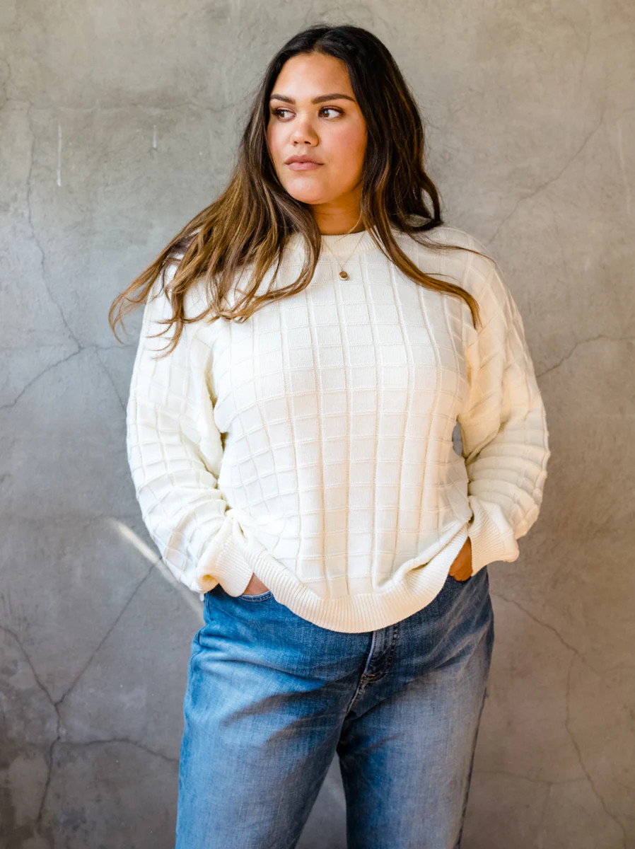 Haley Textured Sweater | ABLE Clothing