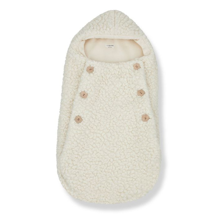 Nid d'Ange Façon Fourrure Coton Laine Dorotea | Ecru | Smallable