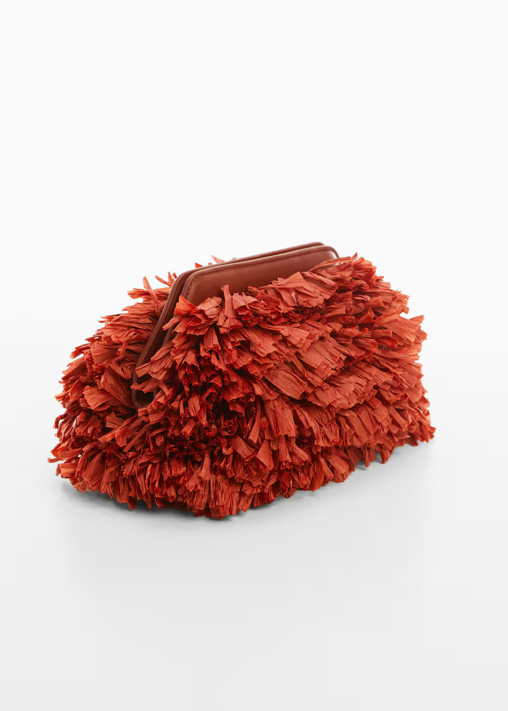 Fringed clutch bag -  Women | Mango USA | MANGO (US)