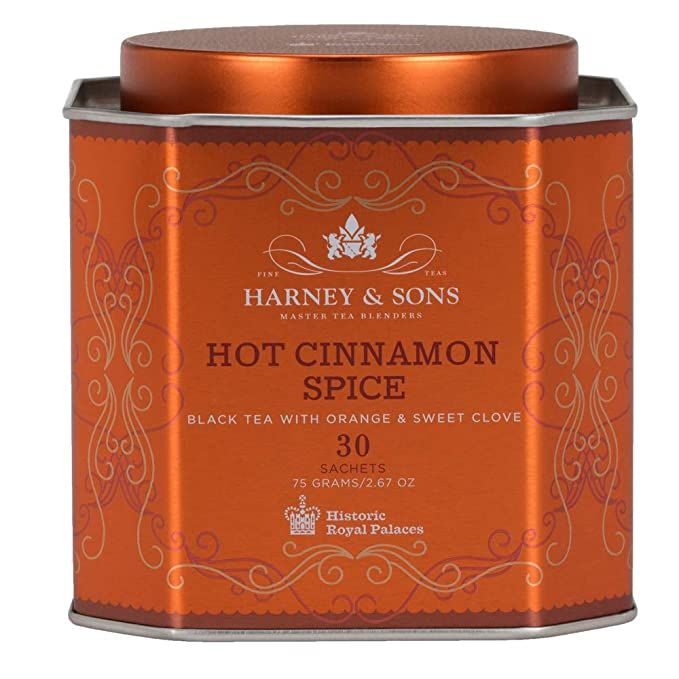 Harney & Sons Hot Cinnamon Spice Tea Tin - Black Tea with Orange & Sweet Clove - 2.67 Ounces, 30 ... | Amazon (US)
