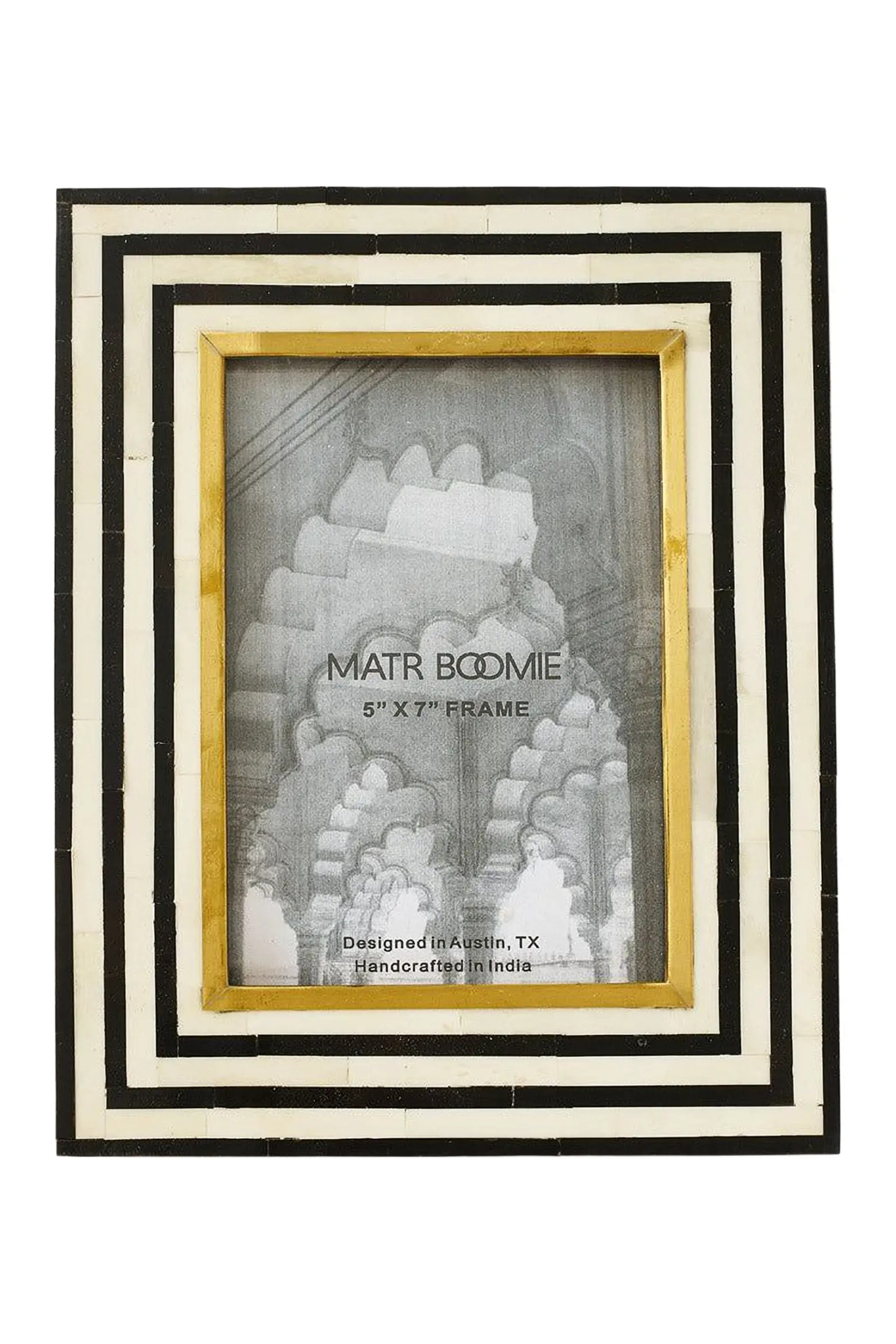Rajiva Black & Cream Picture Frame - Hand Carved Bone | Nordstrom | Nordstrom