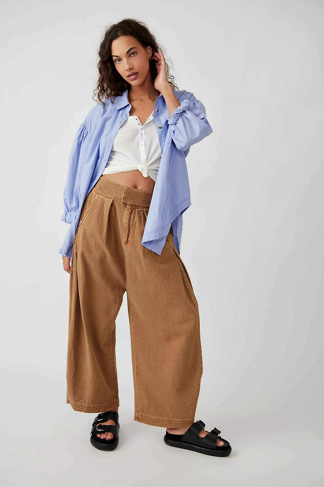 Cool Harbor Wide-Leg Pants | Free People (Global - UK&FR Excluded)