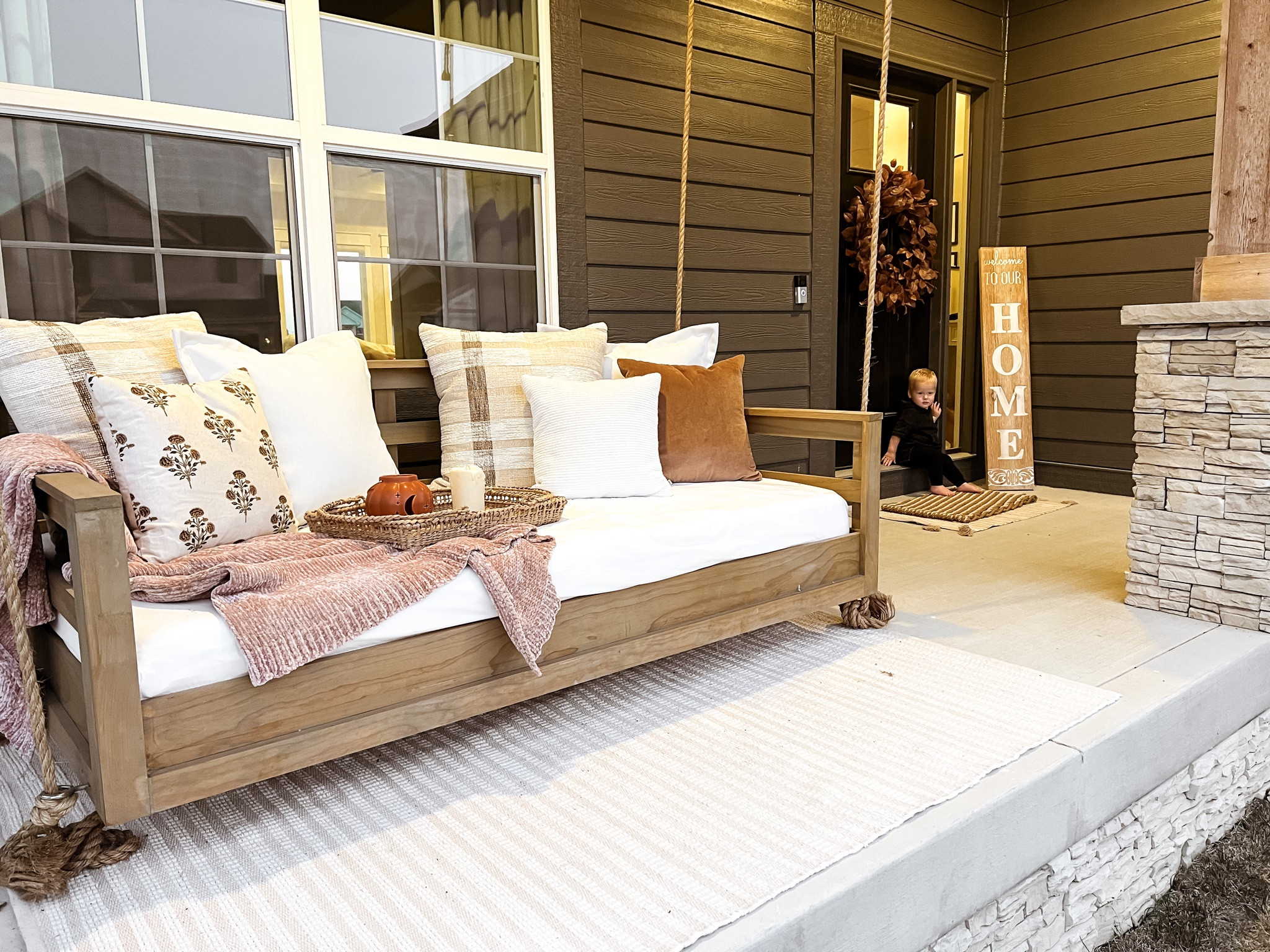 Fall front porch. Fall decor. Front porch decorations. Fall trends. Target finds. Fall target home. Outdoor decorations. Fall finds. 

#LTKSeasonal #LTKhome #LTKfindsunder50