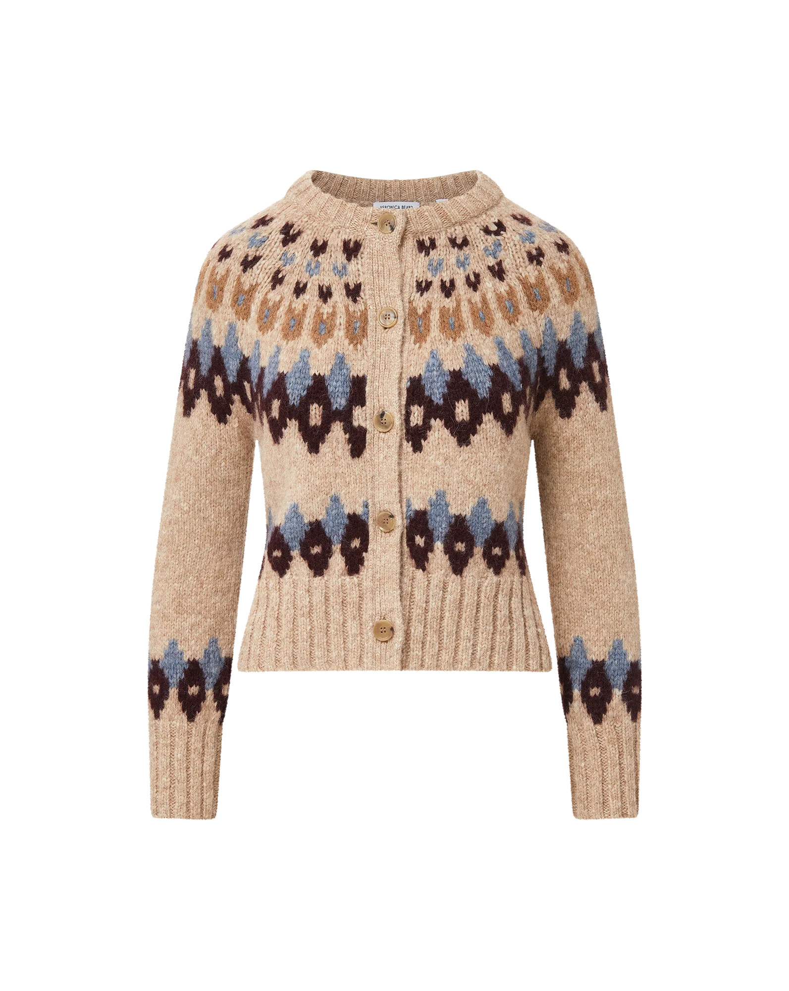 Christina Fair Isle Cardigan | Veronica Beard