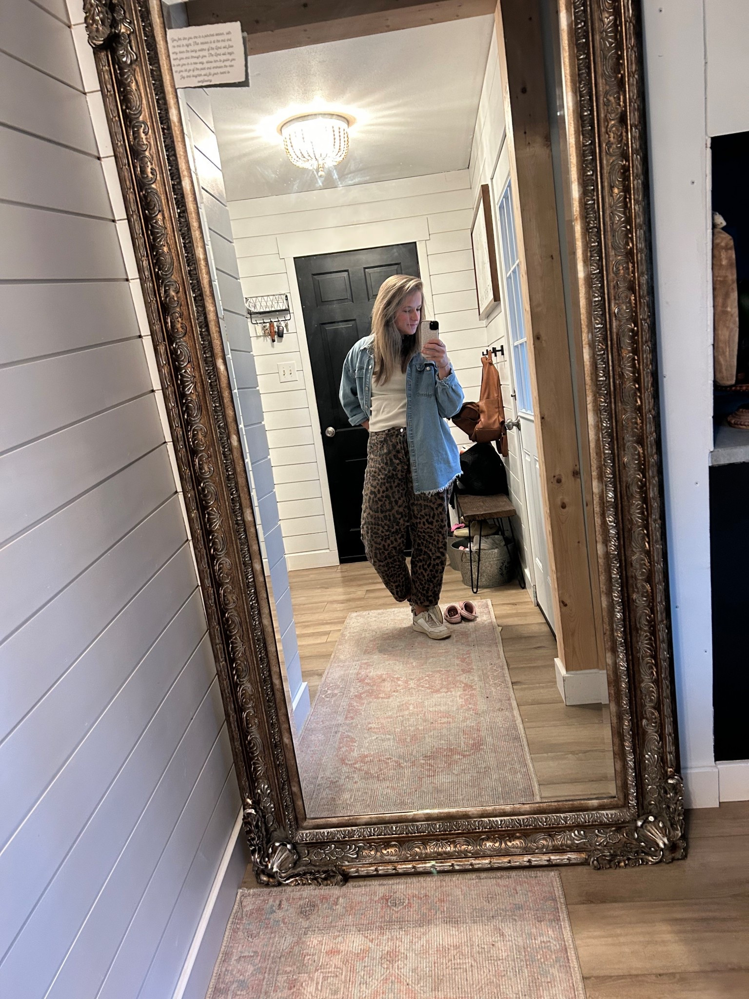 Fall Fit! Cheetah pants frun big, they are so comfy! 

#LTKSeasonal