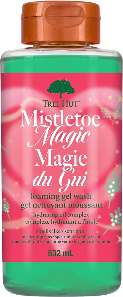 Tree Hut Mistletoe Magic Foaming Gel Wash, Moisturizing & Hydrating Body Wash with Shea Butter, C... | Amazon (US)