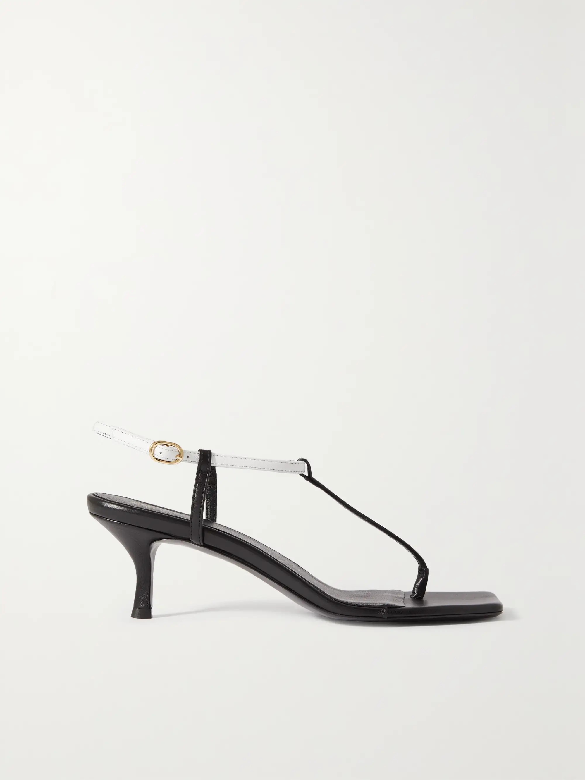 + NET SUSTAIN The Bicolor leather slingback sandals | NET-A-PORTER (US)