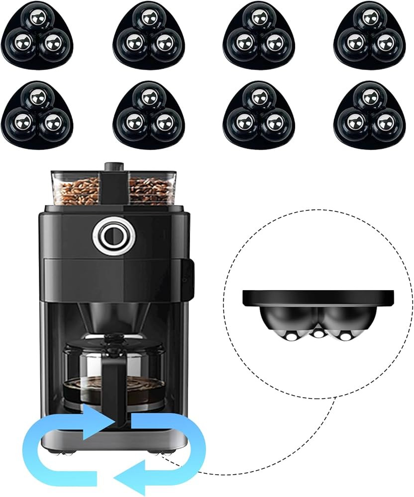 Appliance Casters - Furniture Sliders & Appliance Rollers for Kitchen, Coffee Machine, Blender, O... | Amazon (US)