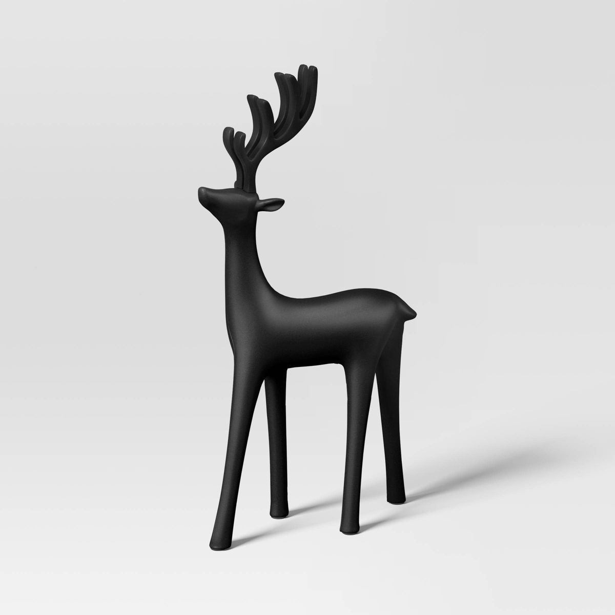 14" Deer Looking Forward Animal Christmas Statue - Wondershop™ Black | Target