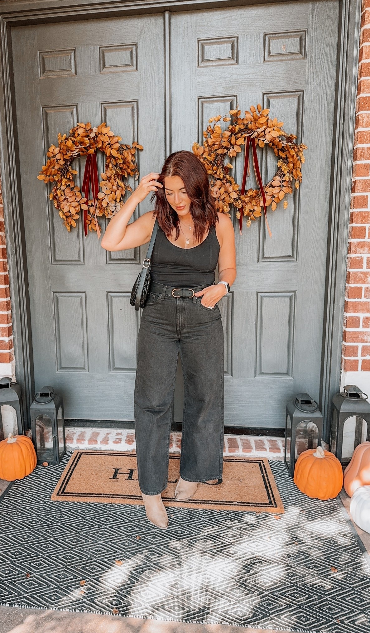 Date night ootd 

And porch links!

#LTKStyleTip #LTKSaleAlert #LTKFindsUnder50