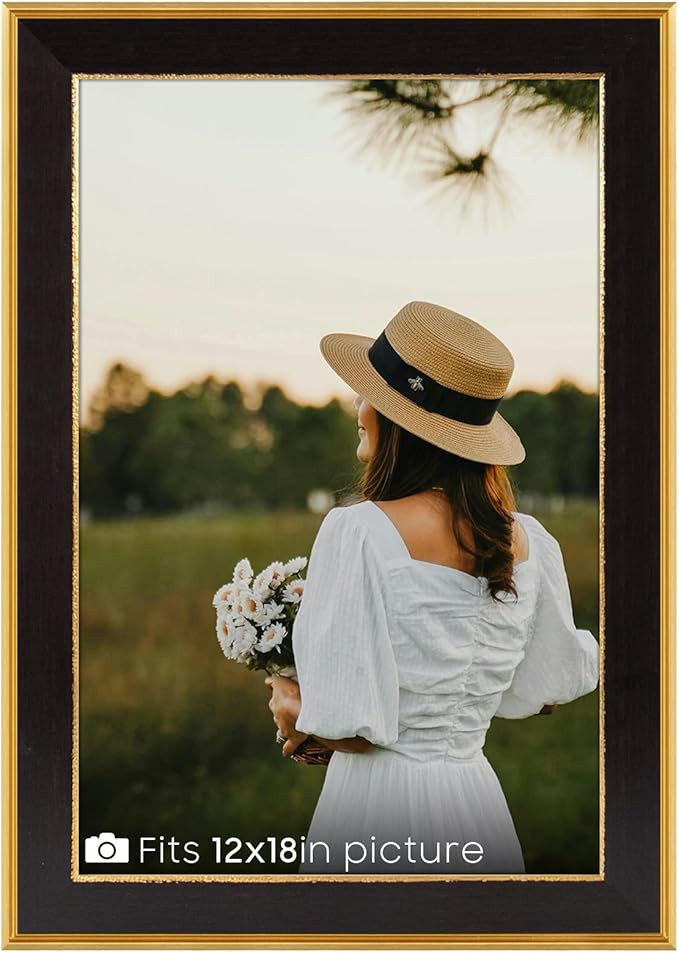 MAT BOARD CENTER,12x18 Ornate Photo Frame Without Mat to Display 12x18 Picture,Tempered Glass Wal... | Amazon (US)