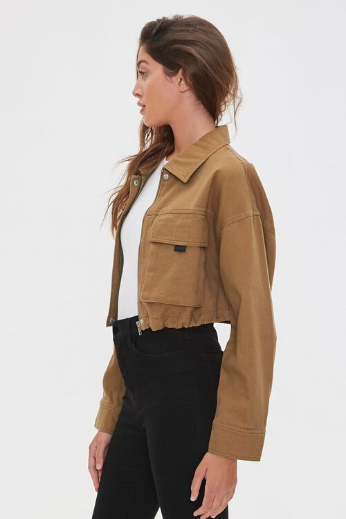 Drawstring Zip-Up Jacket | Forever 21 (US)