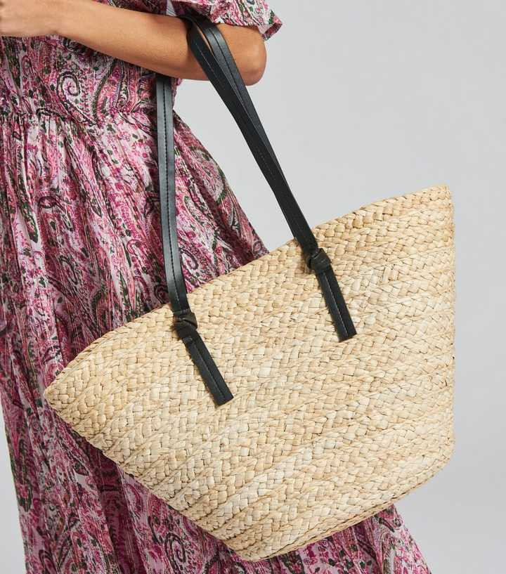Southbeach Light Brown Straw Effect Bag
						
						Add to Saved Items
						Remove from Saved I... | New Look (UK)