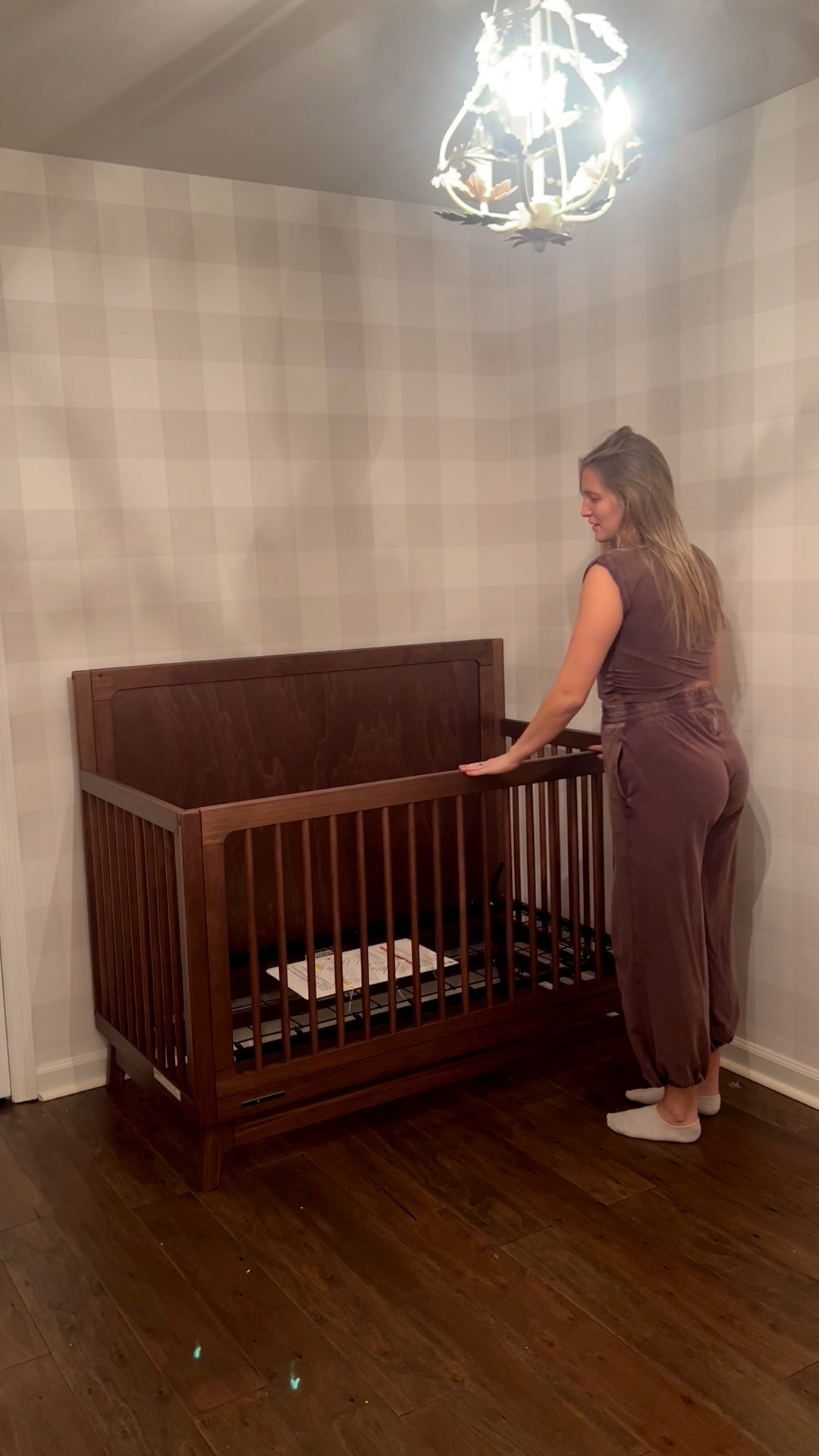 Crib and wallpaper for our nursery 

#LTKBaby #LTKKids #LTKHome