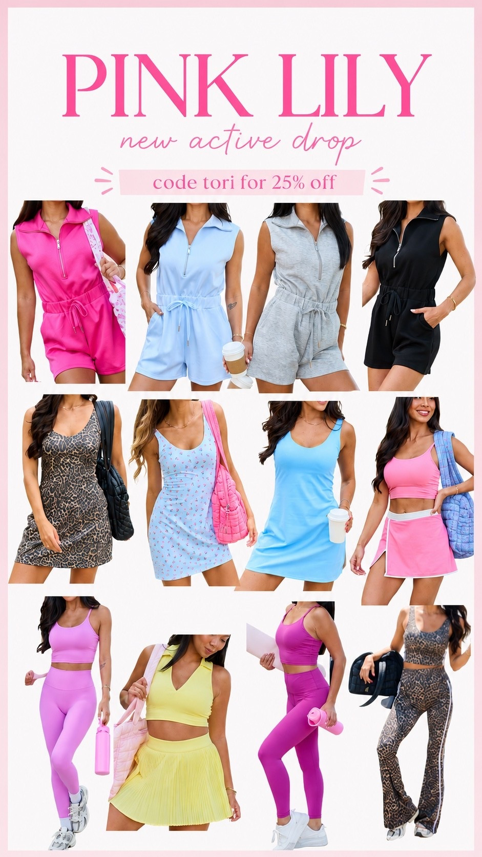 Use code TORI to save on all of our new active wear!☺️👟💙🩷✨

#LTKActive