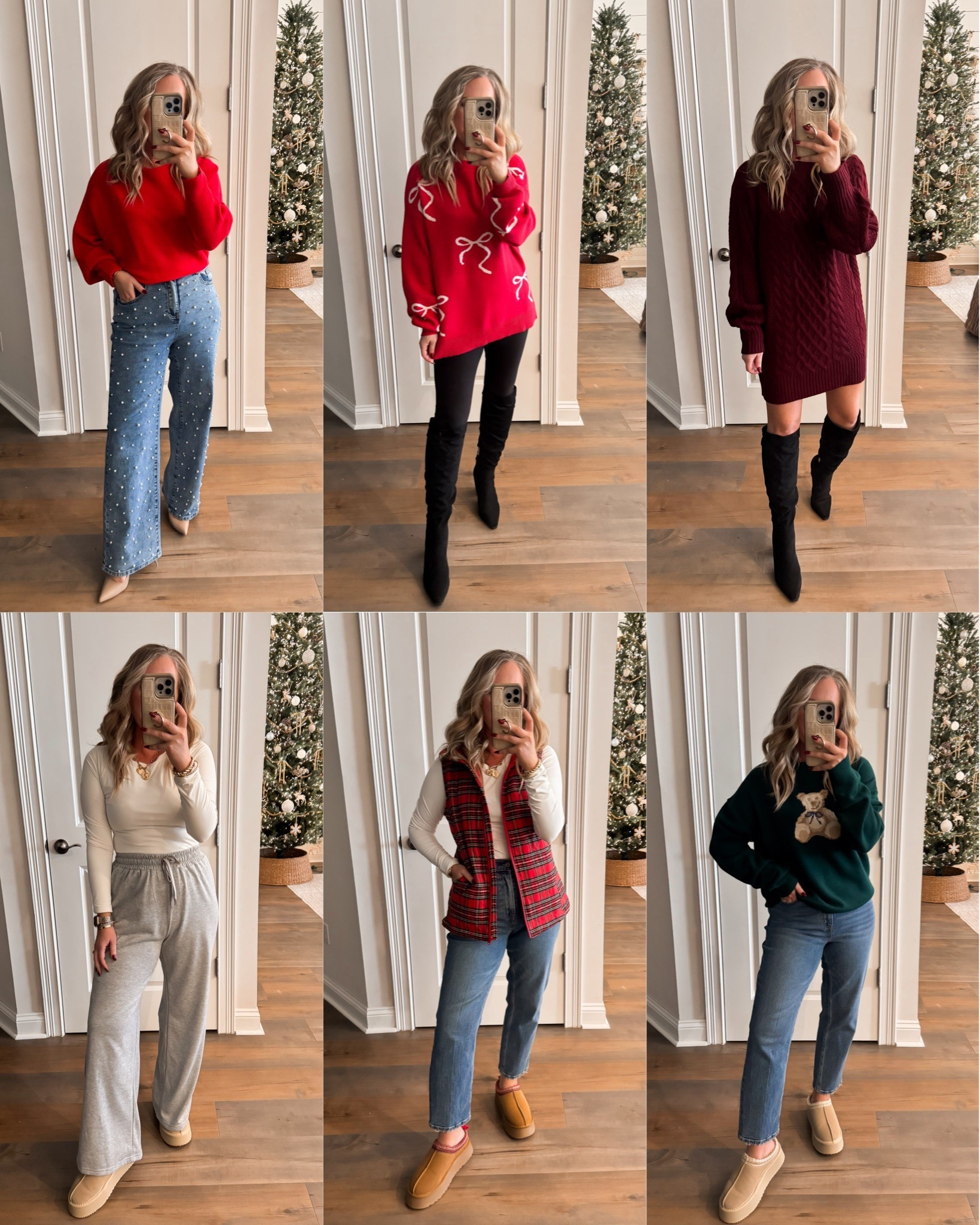 Christmas outfits, Amazon Christmas outfits, holiday outfits Amazon holiday outfits 

#LTKFindsUnder50 #LTKHoliday