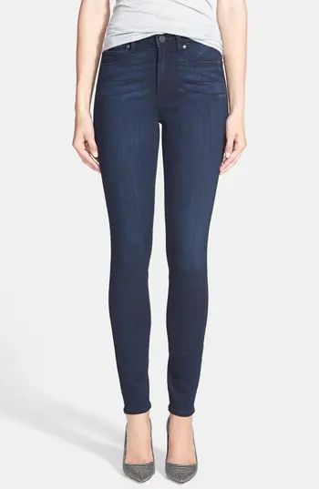 Women's Paige Denim 'Transcend - Hoxton' High Rise Ultra Skinny Jeans, Size 33 - Blue | Nordstrom