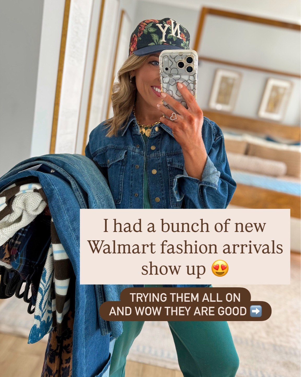 Okay these Walmart new arrivals are GOOD 😍🙌 I had a huge order show up and immediately had to try everything on—and there are so many Walmart fashion finds worth seeing!

From the prettiest printed midi dresses + plaid dress to new denim, bow-detail jeans, cozy sweaters, cardigans, matching sets and the cutest oversized denim shirt jacket… Walmart is seriously bringing it right now. 👏🏼🍂 I’m especially loving all the rich colors, fun prints and pieces that can easily be mixed and matched for so many different outfits!

And can we talk about the DETAILS?! 😍 The floral cardigan, striped sweater, wide-leg cuffed jeans, bow jeans and comfy matching set are all SO cute. These look way more expensive than their Walmart price points!

Sharing all of my newest Walmart fashion finds + outfit ideas in one place! 🛒✨ Some of these are definitely giving me high sellout-risk vibes, so don’t wait if you see something you love!

#walmartfashion #walmartfinds #walmartnewarrivals #walmartstyle #walmartfashionfinds #affordablefashion #affordablestyle #falloutfitideas #fallfashion #walmartoutfits #midiDress #womensfashion #casualoutfitideas #walmarthaul

#LTKootd #LTKPetite