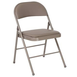 Gray Metal Seat Frame Folding Chair | The Home Depot