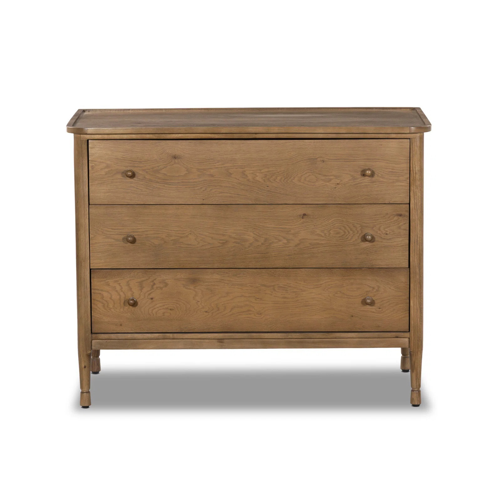 Franny 3 Drawer Chest-Saddle Brown | Wayfair North America