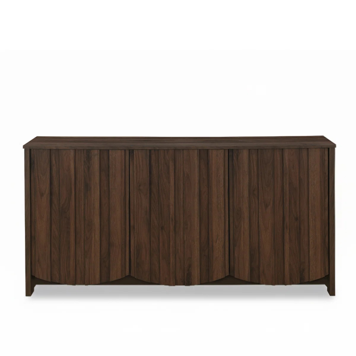 Winette 60" W Mid Century Modern Sideboard with Scalloped Doors | Wayfair North America