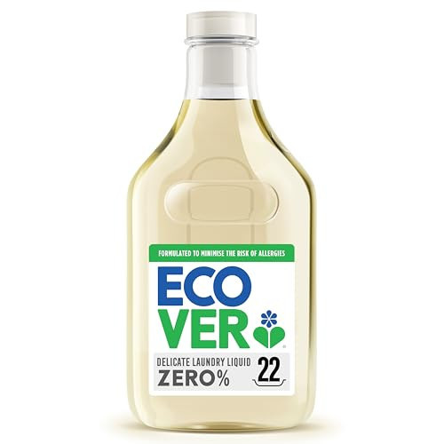 Ecover Zero Delicate Laundry Liquid for for Sensitive Skin, Baby Laundry Detergent, 22 Washes, 1L | Amazon (UK)