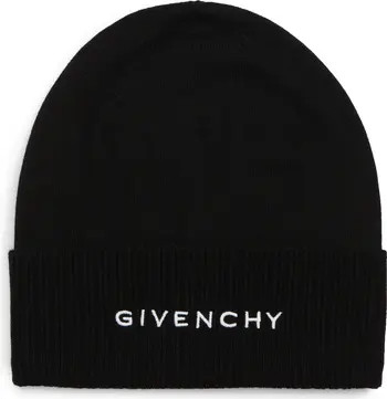 4G Embroidered Wool Beanie | Nordstrom