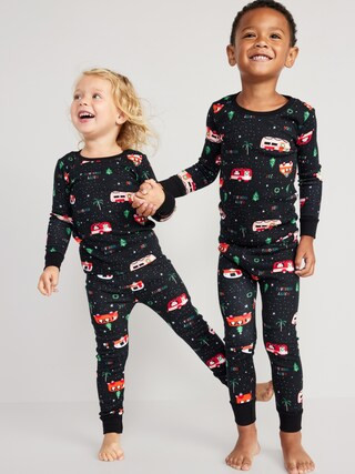 Unisex Snug-Fit Printed Pajama Set for Toddler &amp; Baby | Old Navy (US)