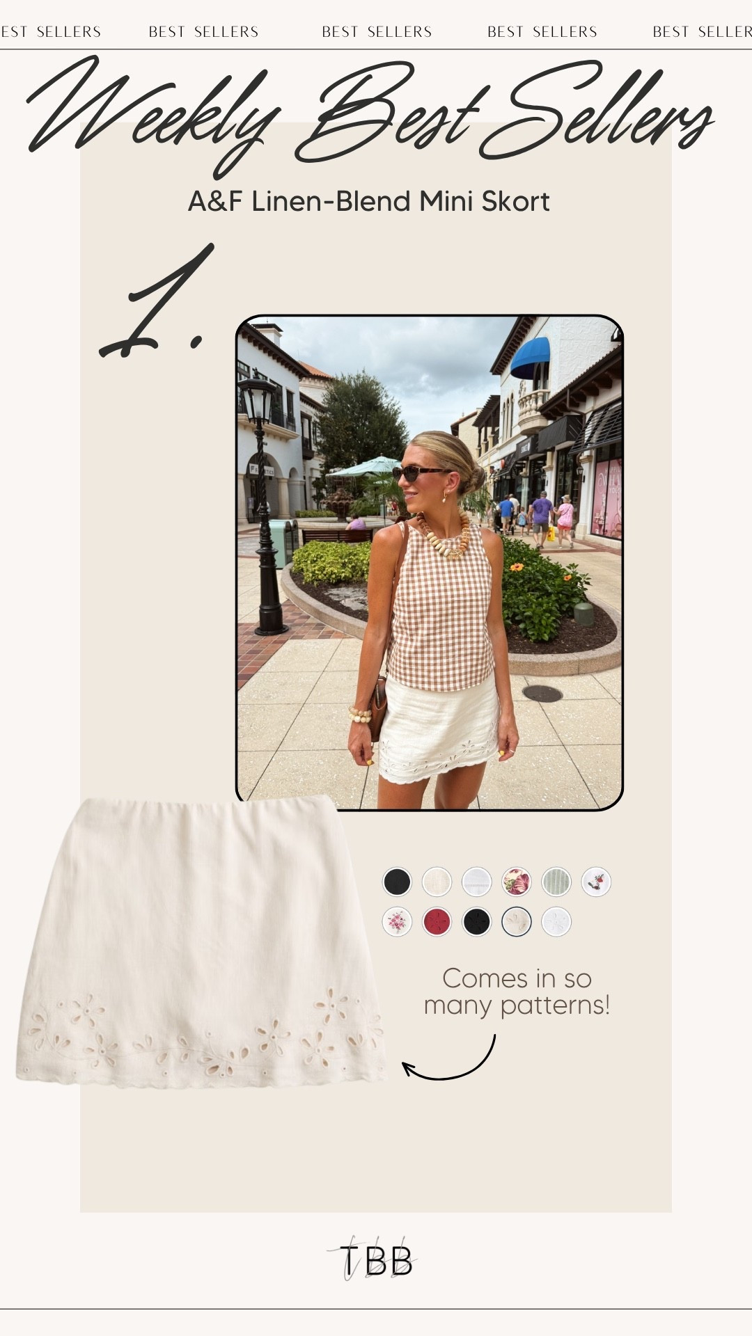 The skort you all can’t stop buying 🤍 I love the linen blend fabric, pretty eyelet detail, and all the different colors and patterns it comes in. Such an easy summer piece.

#LTKootd #LTKSeasonal #LTKgrwm