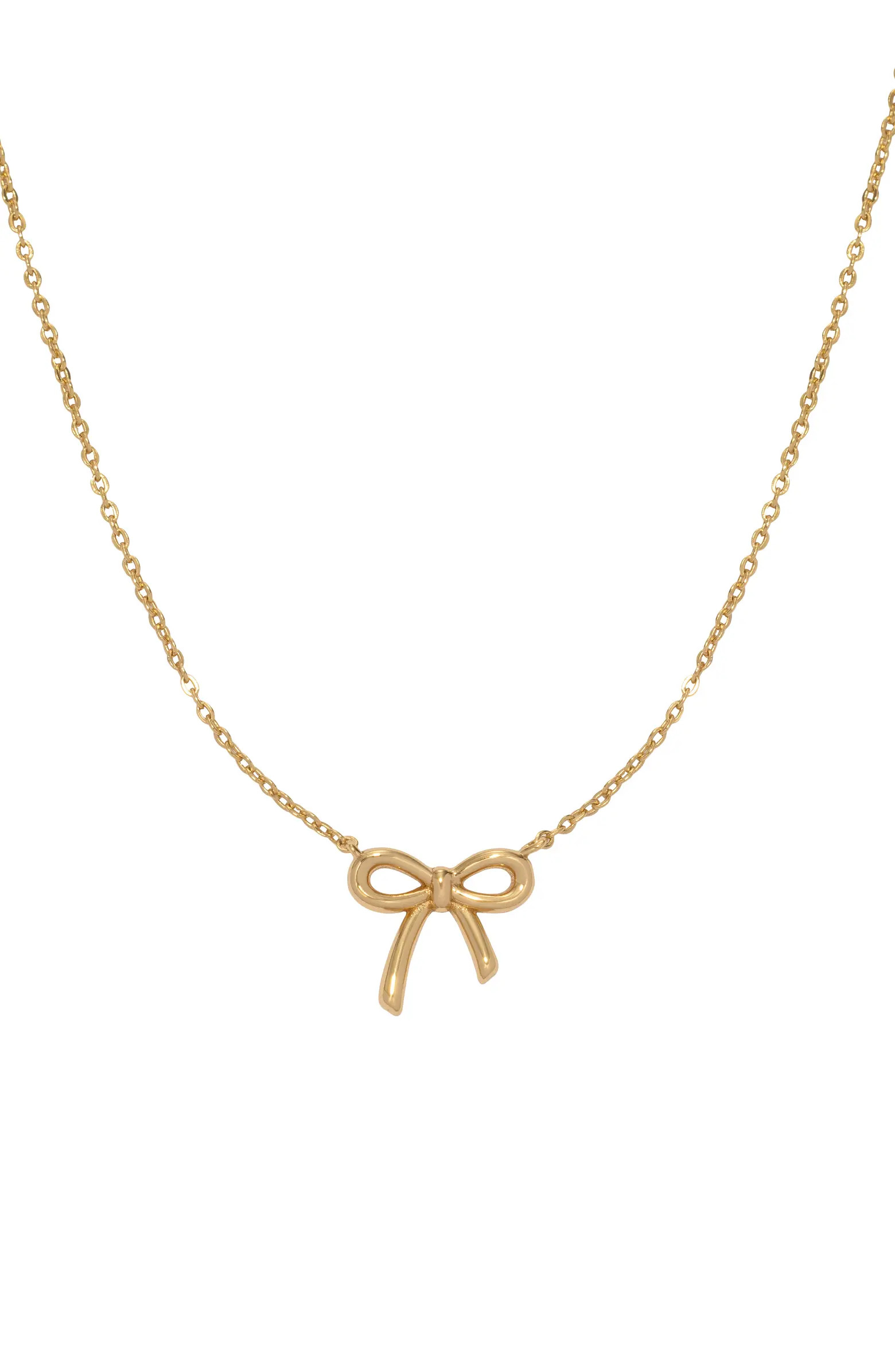 MADE BY MARY Bow Pendant Necklace | Nordstrom | Nordstrom