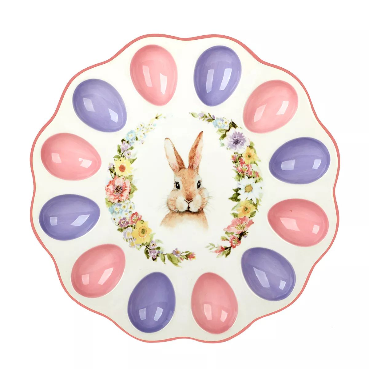 Certified International Easter Garden 3D Deviled Egg Plate | Kohl's
