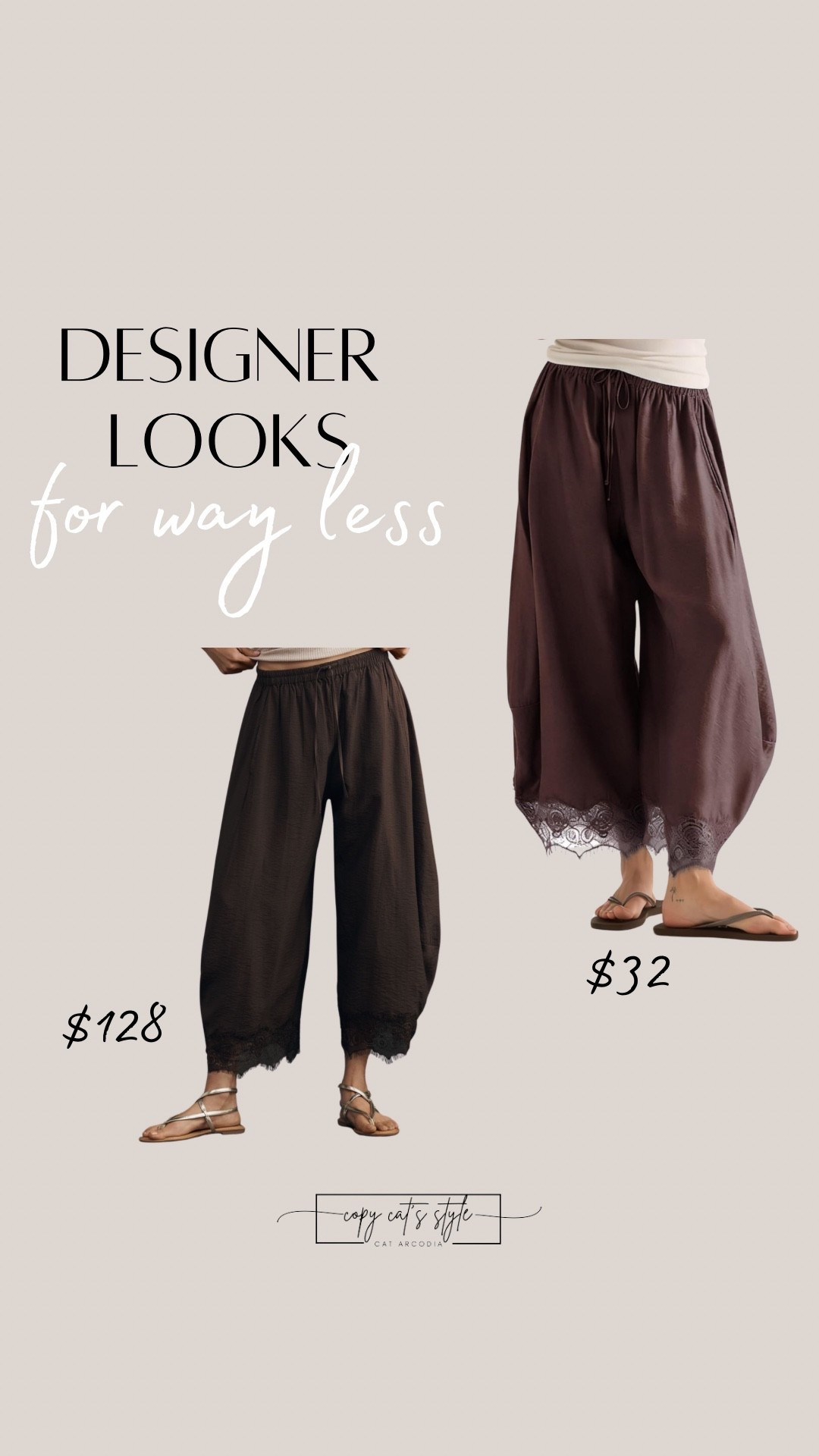 The Amazon look for less cropped lace-hem drawstring pants are so good. Summer style, summer pants, lace hem drawstring pants, Anthropologie looks for less.

#LTKOver40 #LTKSaleAlert #LTKMidsize