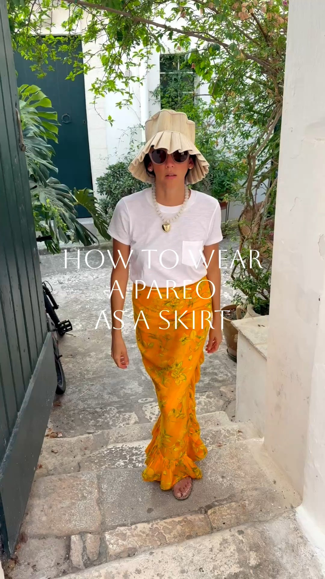 The suitcase math: one pareo, two outfits. Beach cover-up and skirt from the same piece — the kind of packing that actually saves space instead of just looking like it does.

#LTKTravel #LTKSwim #LTKOver40