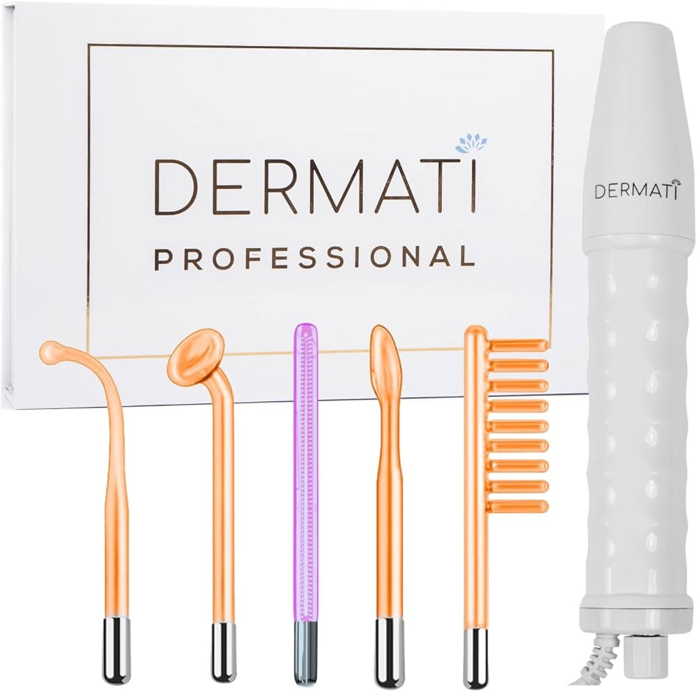 Dermati High Frequency Facial Machine- Portable Handheld High Frequency Facial Wand/Neon | Amazon (US)