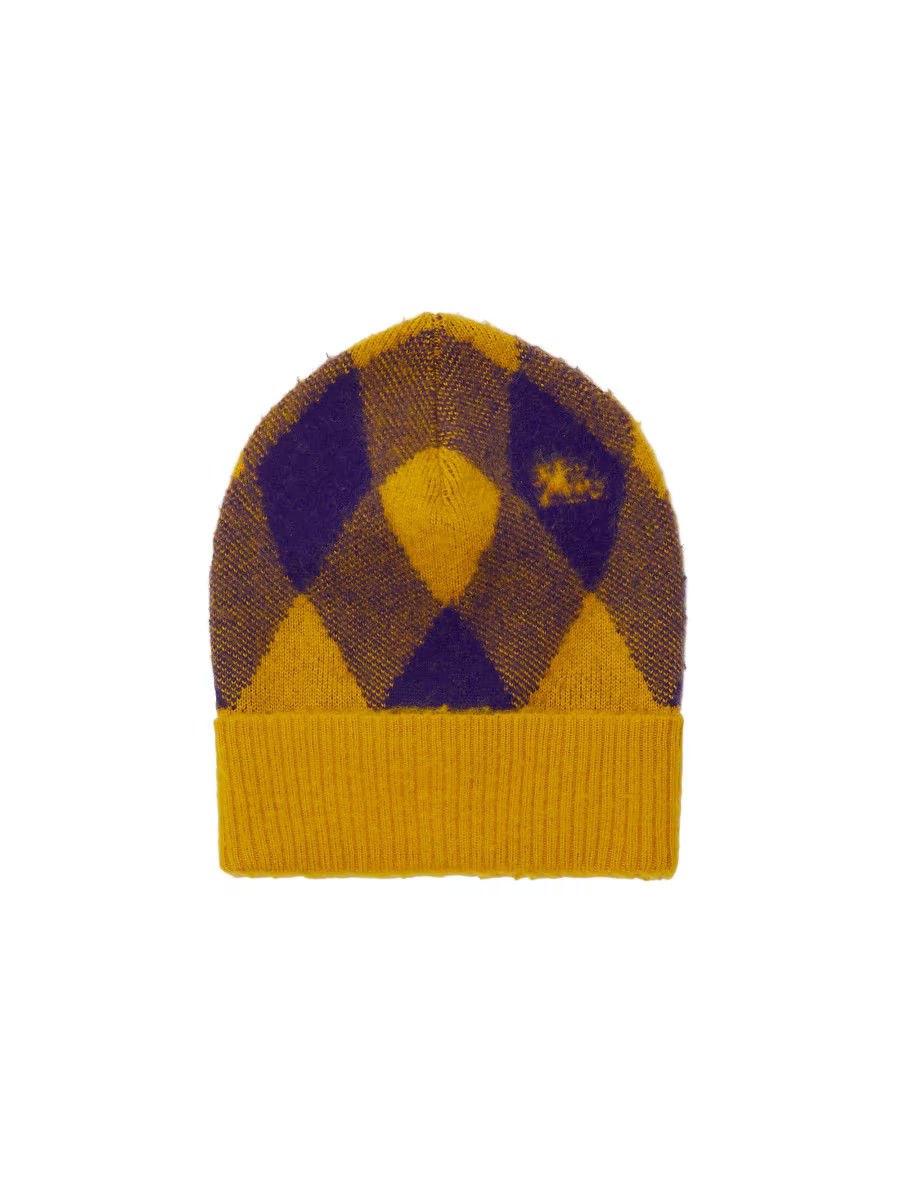 Argyle Jacquard-Woven Wool Beanie | Saks Fifth Avenue