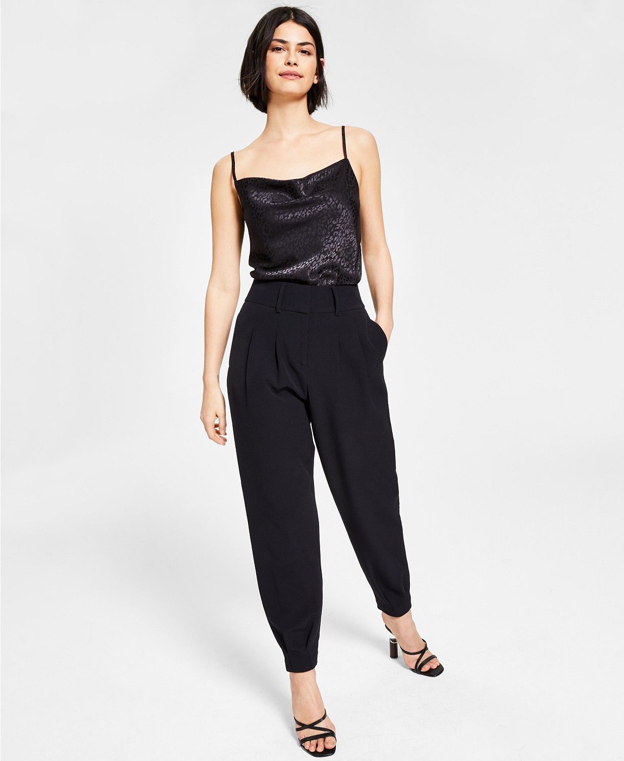 Pleated Ankle Pants, Created for Macy's | Macys (US)