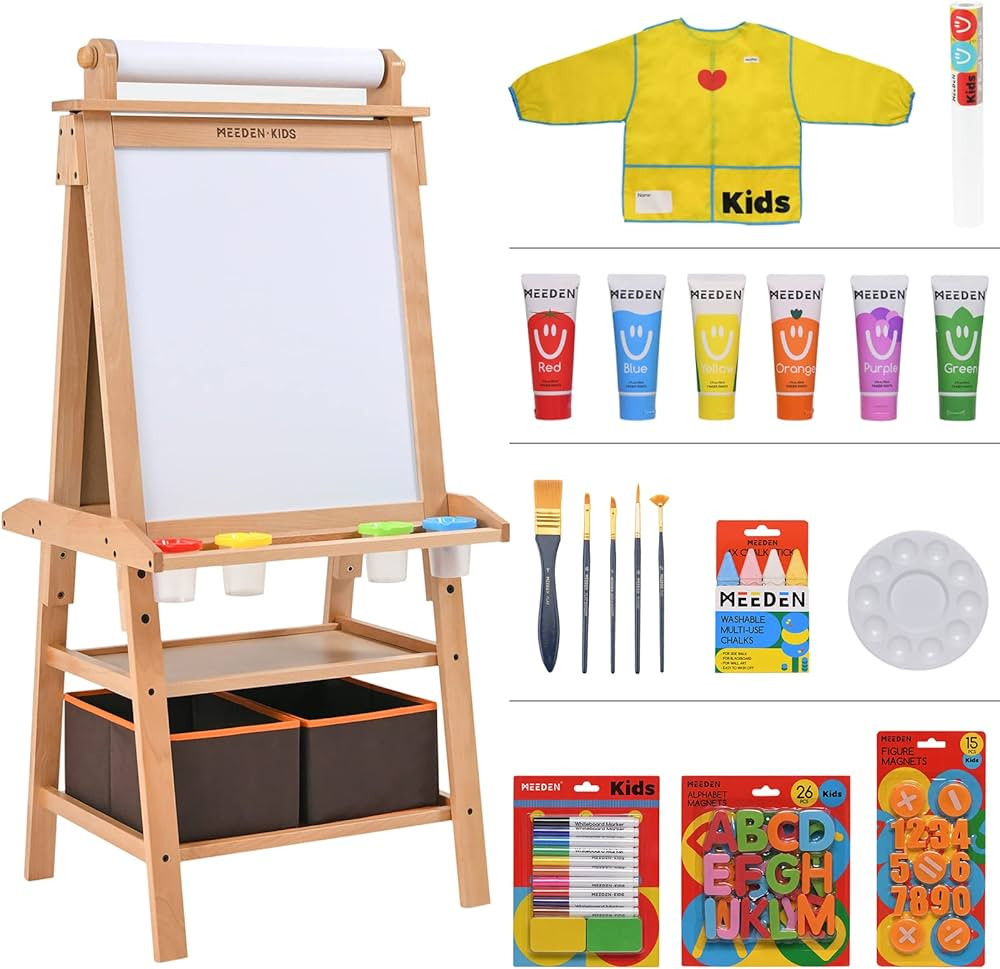 MEEDEN Easel for Kids, Art Easel for Kids, Deluxe Standing Art Easel, Toddler Easel with Paper Ro... | Amazon (CA)