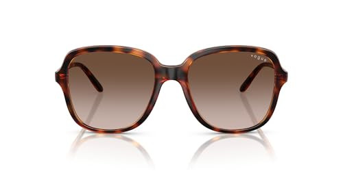 Vogue Eyewear VO5601S Sunglasses, Dark Havana/Gradient Dark Brown, 53 mm | Amazon (US)