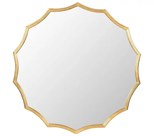 Radiant Gold Frame Wall Mirror By Valerie | QVC