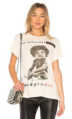 Madeworn BIG Ready To Die Tee in Dirty White from Revolve.com | Revolve Clothing (Global)