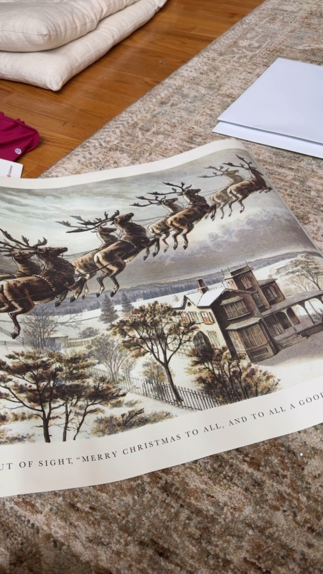 Christmas Eve Santa wrapping paper! So gorgeous 

#LTKHome #LTKHoliday