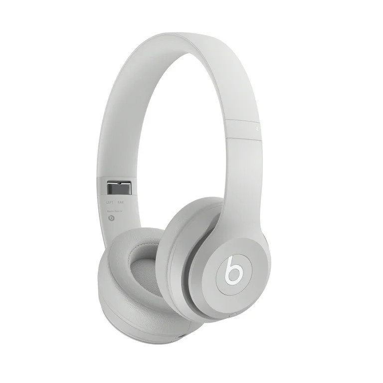 Beats Solo4 Wireless Headphones - On-Ear Wireless Headphones - Drenched Gray | Walmart (US)